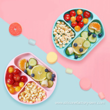 100% Edible Silicone Baby Plate Baby Bowl
